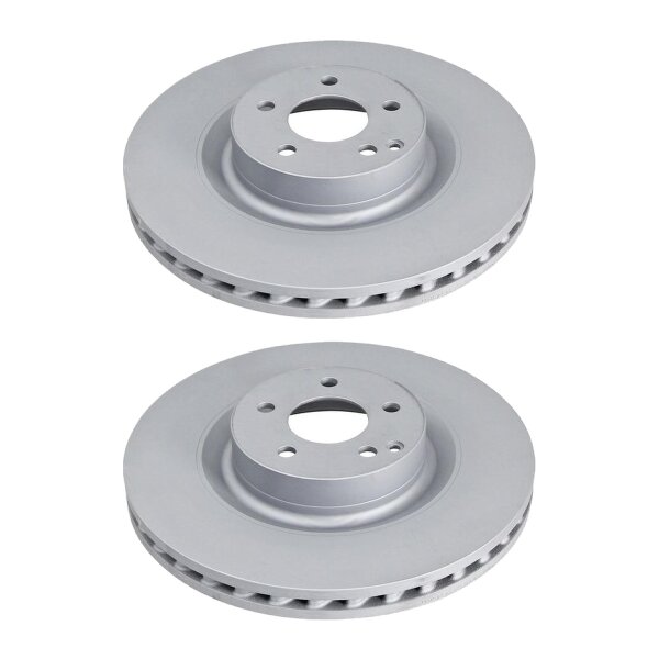 2 brake discs ventilated Ø 350 mm 32 mm A.B.S. for MB E-CLASS and others