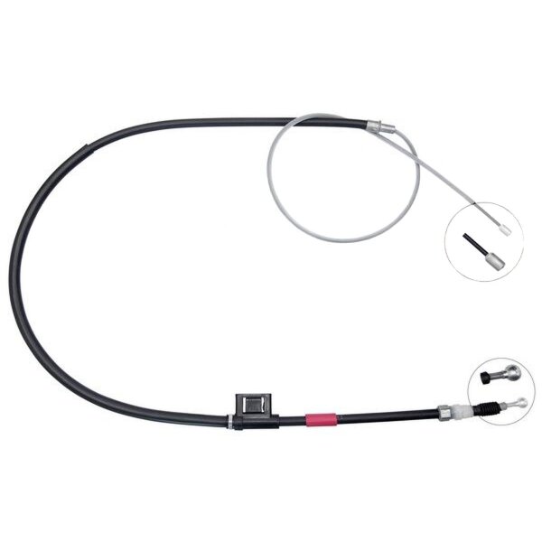 Parking brake cable 1,765 mm A.B.S. for SKODA OCTAVIA and others