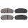 Brake pad set without wear sensor 17.5 mm A.B.S. for JEEP CHEROKEE and others