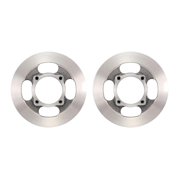 2 brake discs full Ø 209 mm 5.5 mm A.B.S. for AIXAM A.721 and others