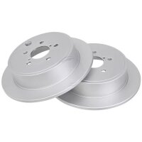 2 brake discs full Ø 286 mm 10 mm A.B.S. for...