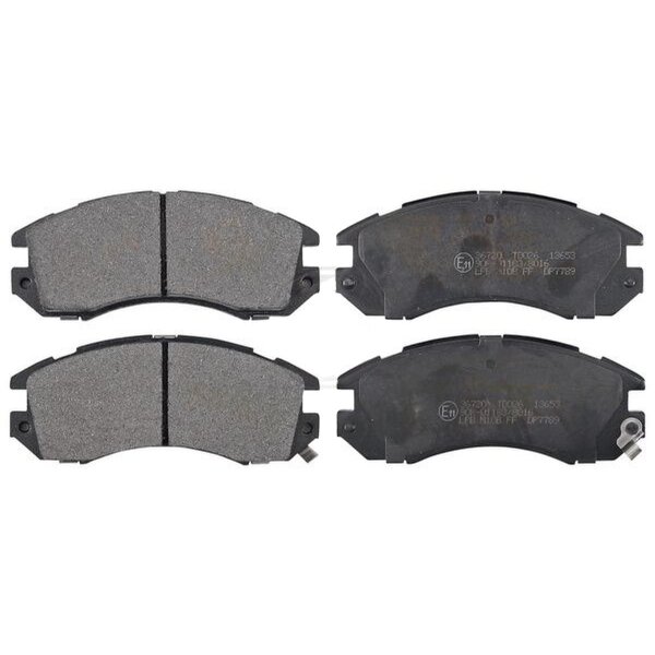 Bremsbelagsatz mit Verschleißwarnung 17 mm A.B.S. für u.a. SUBARU IMPREZA