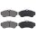 Brake pad set without wear sensor 16.5 mm A.B.S. for NISSAN PRIMERA and others