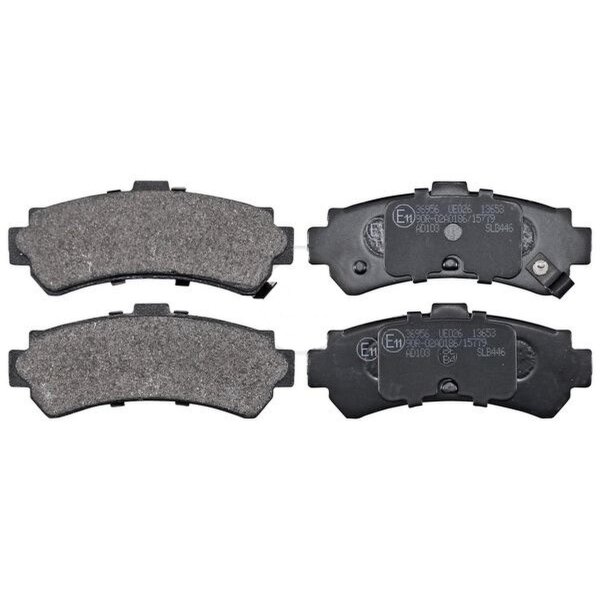 Brake pad set with wear warning 15 mm A.B.S. for NISSAN ALMERA and others