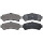 Brake pad set with wear warning 15 mm A.B.S. for NISSAN ALMERA and others