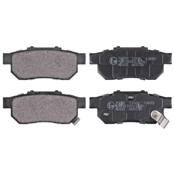 Bremsbelagsatz ohne Verschleißsensor 12,6 mm A.B.S. für u.a. HONDA CIVIC