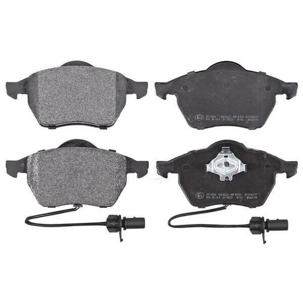 Brake pad set with integrated wear sensor 20.3 mm A.B.S. for AUDI A6 and others