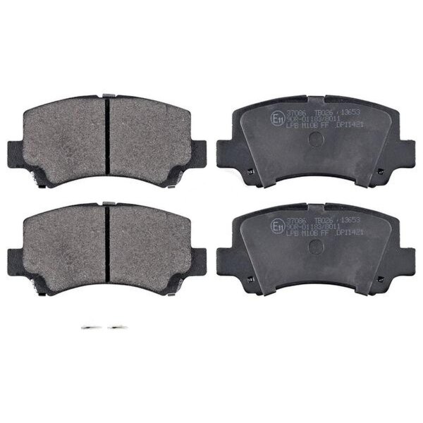 Brake pad set with wear warning 15.6 mm A.B.S. for SUZUKI WAGON and others