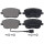 Brake pad set with wear sensor 18.8 mm A.B.S. for SKODA FABIA and others
