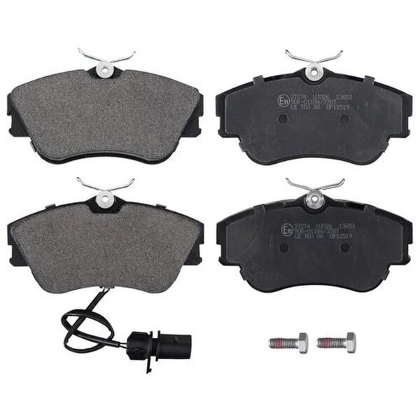 Brake pad set with wear sensor 19 mm A.B.S. for e.g. VW TRANSPORTER