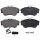 Brake pad set with wear sensor 19 mm A.B.S. for e.g. VW TRANSPORTER