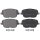 Brake pad set without wear sensor 18.8 mm A.B.S. for SKODA FABIA and others