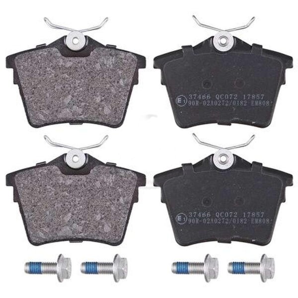 Brake pad set without wear sensor 17.9 mm A.B.S. for e.g. CITROËN C5