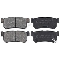 Brake pad set with wear warning 15.5 mm A.B.S. for...