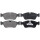 Brake pad set for wear warning indicator 17.6 mm A.B.S. for BMW 1 Series