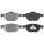Brake pad set without wear sensor 17.8 mm A.B.S. for FORD FIESTA and others