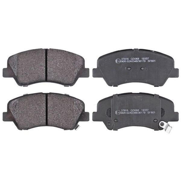 Brake pad set with wear warning 17.2 mm A.B.S. for KIA STONIC and others