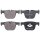 Brake pad set for wear warning indicator 17.3 mm A.B.S. for BMW 3 Series