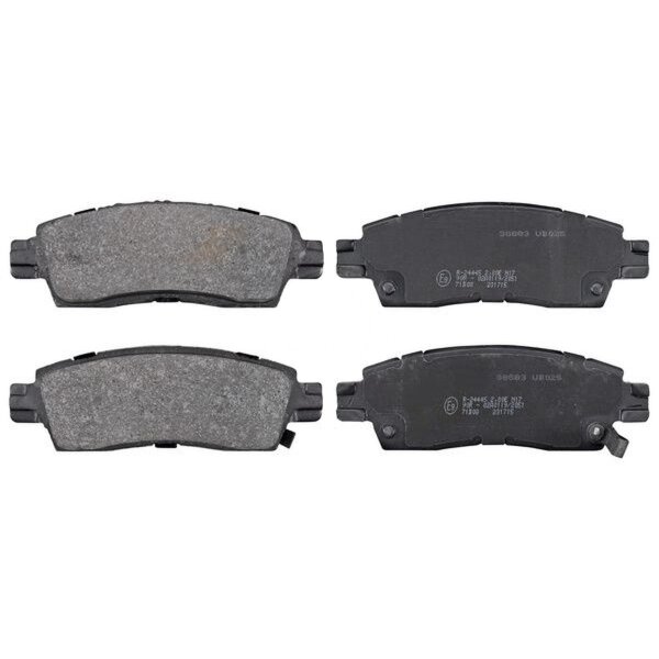 Brake pad set with wear warning 18.2 mm A.B.S. for CHEVROLET and others