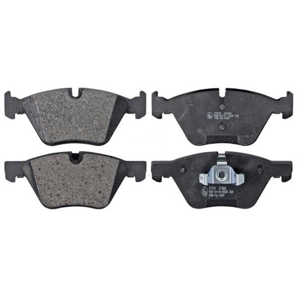 Brake pad set for wear warning indicator 20 mm A.B.S. for BMW 1 Series