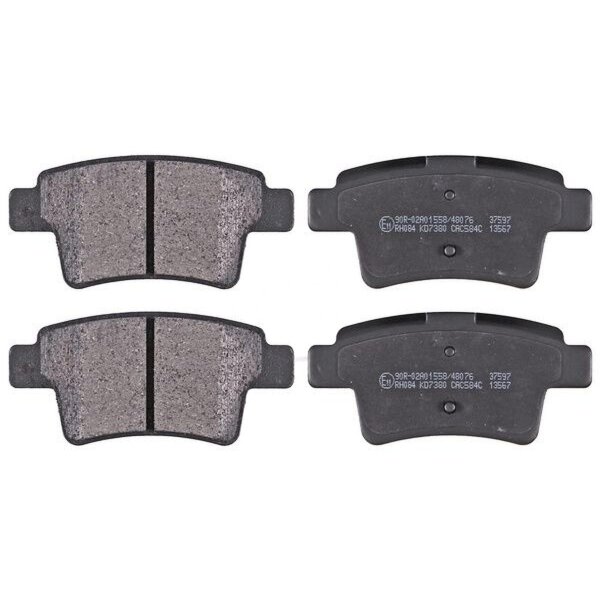 Brake pad set without wear sensor 16.5 mm A.B.S. for CITROËN C4 and others
