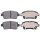Brake pad set with wear warning 16.5 mm A.B.S. for TOYOTA COROLLA and others