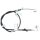 Parking brake cable 1.625 mm drum brake A.B.S. for SUZUKI SWIFT