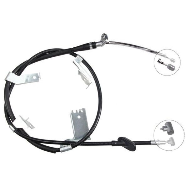 Parking brake cable 1.625 mm drum brake A.B.S. for SUZUKI SWIFT