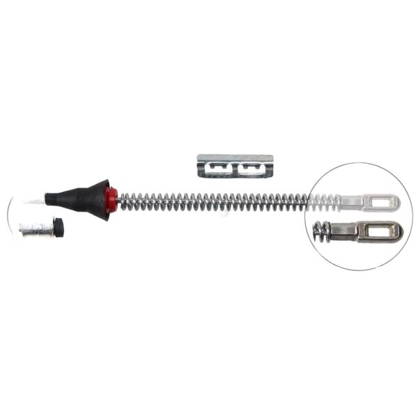 Seilzug Feststellbremse 182 mm Trommelbremse A.B.S. für u.a. OPEL ASTRA