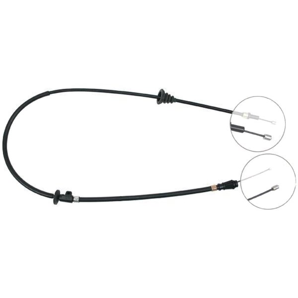 Parking brake cable 1,670 mm disc brake A.B.S. for VOLVO S70 and others