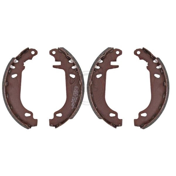 Brake shoe set for drum brake Ø 180 mm 42 mm A.B.S. for e.g. RENAULT CLIO