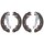 Brake shoe set for drum brake Ø 228 mm 42 mm A.B.S. for BMW 3 Series and others