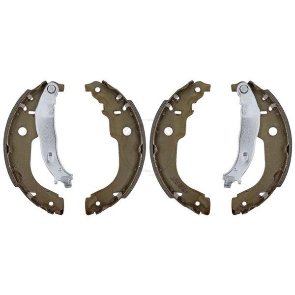 Brake shoe set for drum brake Ø 228 mm 42 mm A.B.S. for e.g. PEUGEOT 208