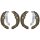 Brake shoe set for drum brake Ø 228 mm 42 mm A.B.S. for e.g. PEUGEOT 208