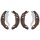 Brake shoe set for drum brake Ø 180 mm 32 mm A.B.S. for e.g. PEUGEOT 206