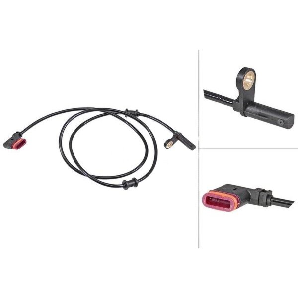 Wheel speed sensor active sensor 1.055 mm cable A.B.S. for e.g. MB SLK