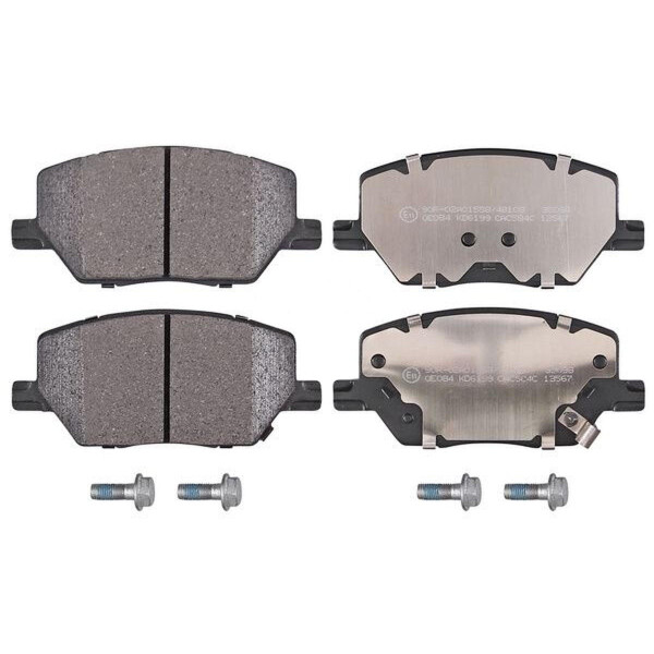 Bremsbelagsatz mit akustischer Verschleißwarnung 20 mm A.B.S. für u.a. FIAT 500X