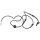 Sensor wheel speed rear left ABS for FIAT PUNTO