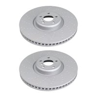 2 brake discs perforated ventilated Ø 395 mm 36 mm...