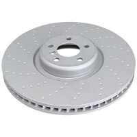 2 brake discs perforated ventilated Ø 395 mm 36 mm...