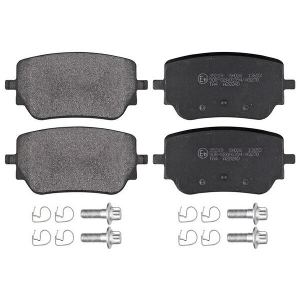 Brake pad set without wear warning 17.2 mm A.B.S. for e.g. MB A-CLASS
