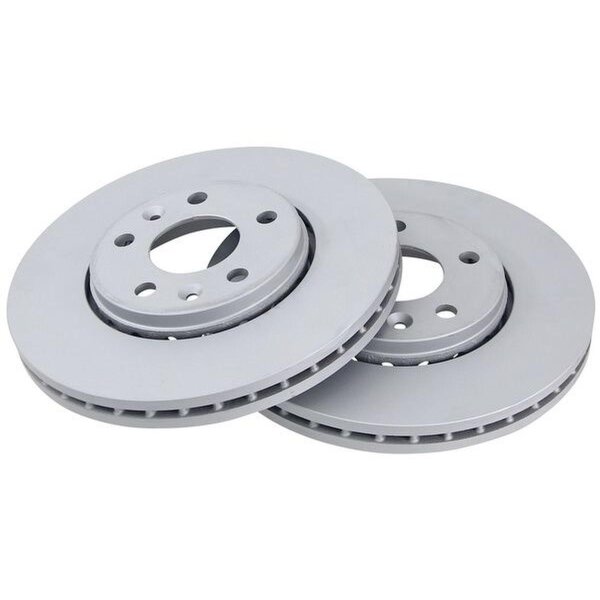 2 brake discs ventilated Ø 296 mm 28 mm A.B.S. for RENAULT TRAFIC and others