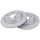 2 brake discs full Ø 271 mm 11 mm A.B.S. for FORD FOCUS and others