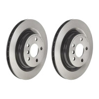2 brake discs ventilated Ø 300 mm 20 mm coated...