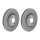2 brake discs Ø 320 mm 24 mm BREMBO for MERCEDES-BENZ GLC and others