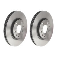 2 brake discs ventilated Ø 296 mm 26 mm BREMBO for...