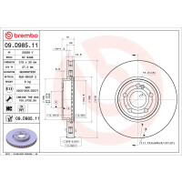 2 Bremsscheiben innenbelüftet Ø 318 mm 30 mm BREMBO für u.a. MERCEDES-BENZ GLA