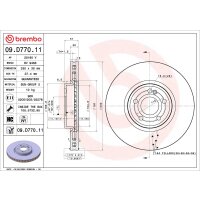 2 brake discs ventilated Ø 330 mm 30 mm BREMBO for MERCEDES-BENZ GLB and others