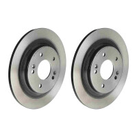 2 Bremsscheiben voll Ø 284 mm 10 mm beschichtet...