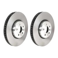 2 brake discs Ø 348 mm 36 mm coated BREMBO for BMW...